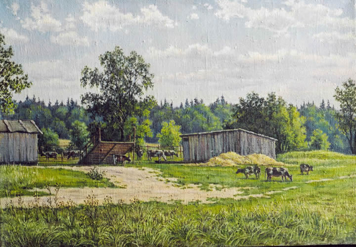 На бумаге весеннею проседью