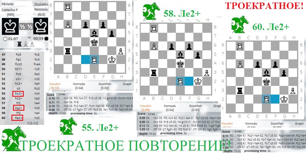 Троекратное здесь повторение!