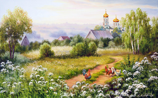 Деревенское утро