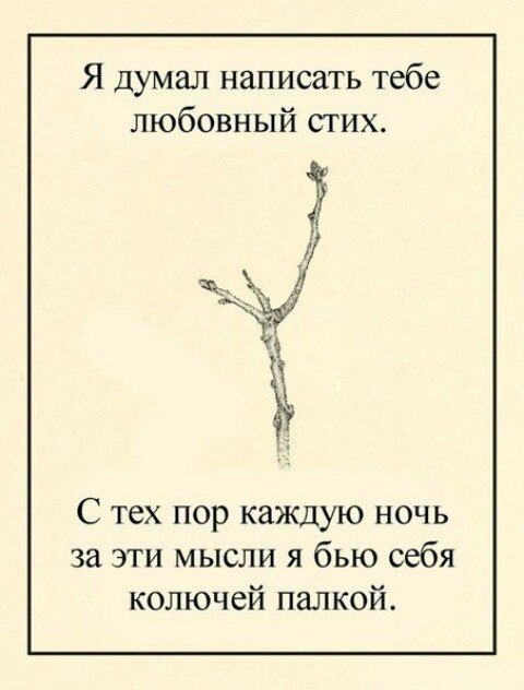 Я тебе напишу стихов