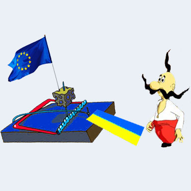 Прощай хохлы. Карикатура на украинский флаг. Флаг Украины и НАТО. Флаг Хохлов. Шарж на флаг Украины.
