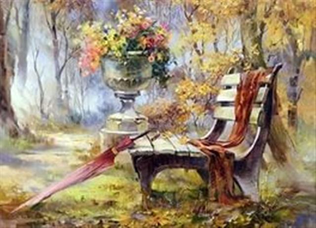 Скрутившийся в клубок вечер... Из Л. Юферовой