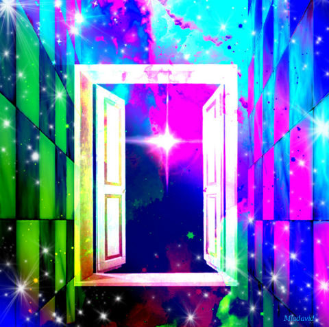 Открою дверь...