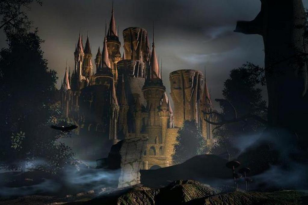 Загадочное царство. Змиулан замок. Царство Кощея Бессмертного. Замок Кощея Бессмертного. Царство Кощея.