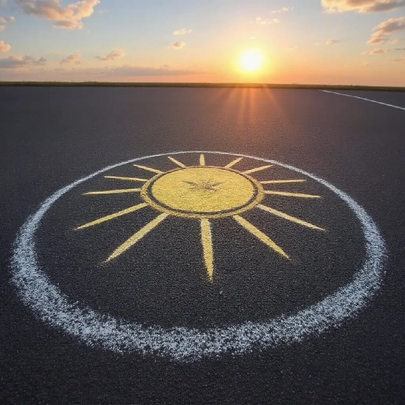 Нарисованное Солнце