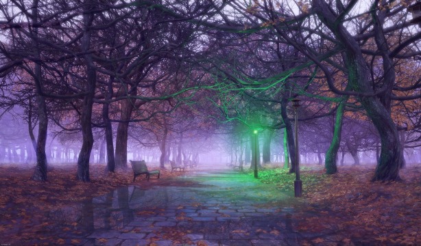 Лиловые аллеи