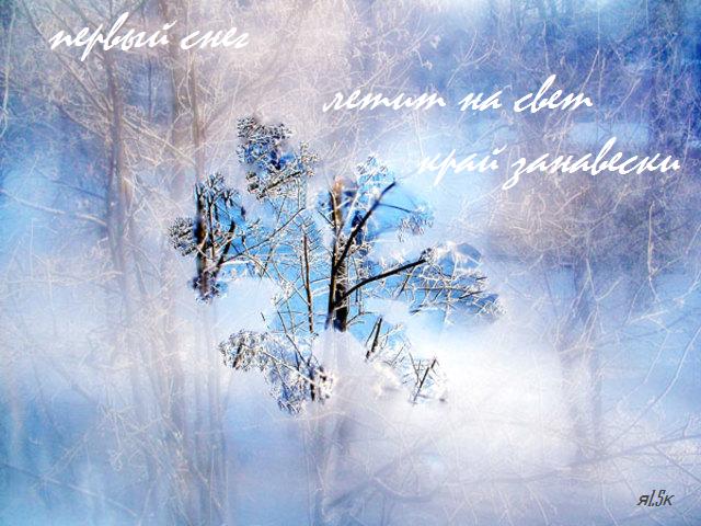 первый снег