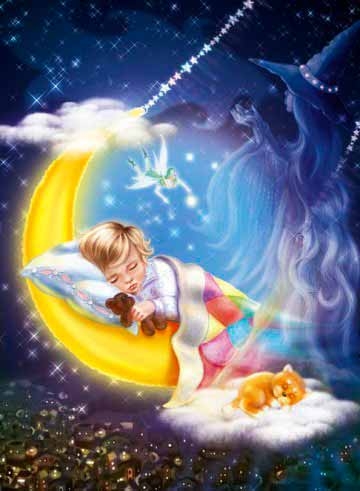 Мама сказочку читала...