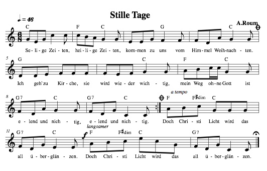 Stille Tage. Weihnachten
