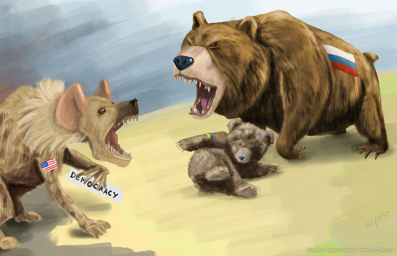 Русский медведь турист