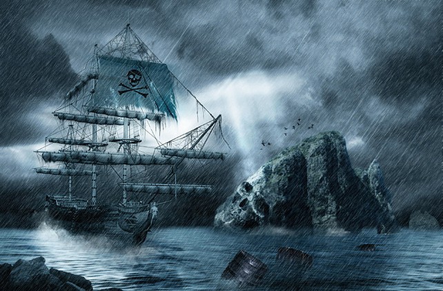 Пиратский корабль