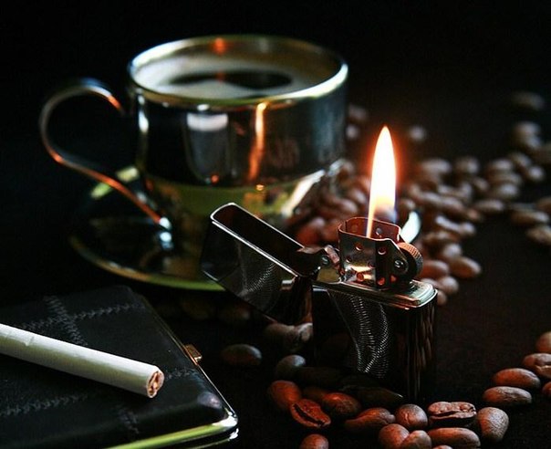 Ночь... Кофе... Сигареты...