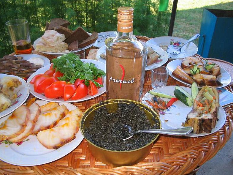 Застолье с шашлыком