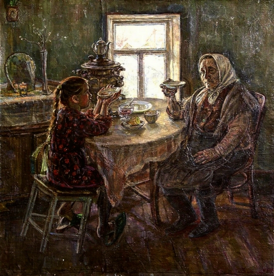 Бабушка и внучка