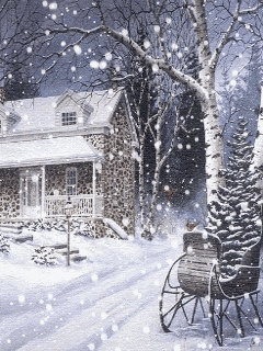 Комментарий на стихи Алены Бирюковой Падает снег