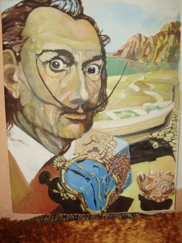 с портретом наедине