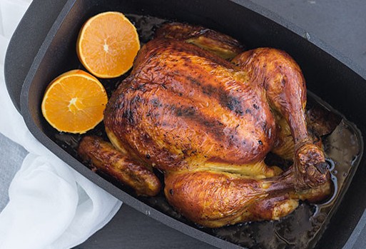 курочка в духовке