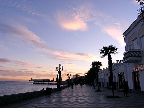 Ночная Ялта