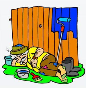 Под лежачий камень вода не течет рисунок