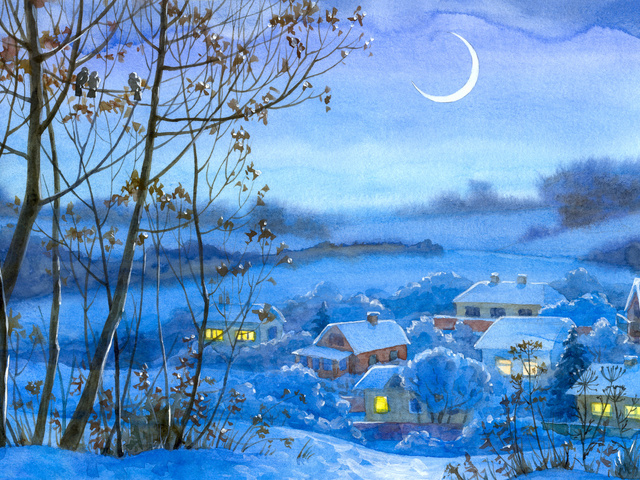 А небо нынче в цвете голубом!