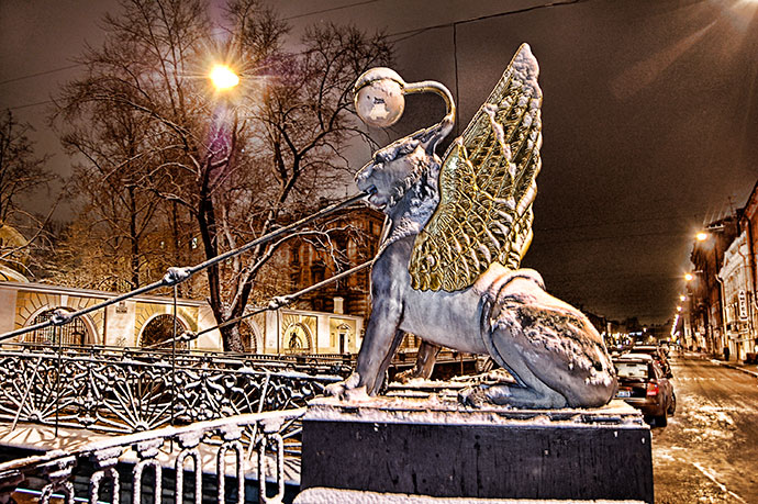 Банковский мост зимой