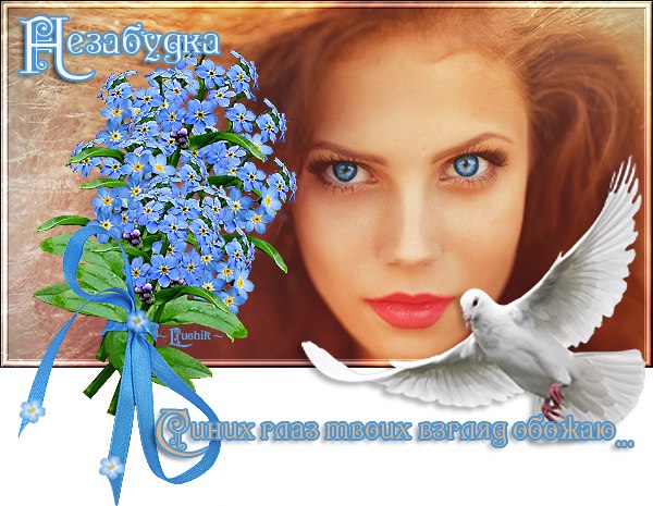Незабудкой тебя называю