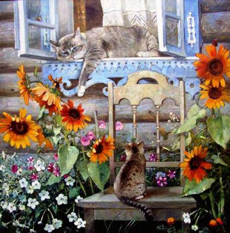 Две кошки