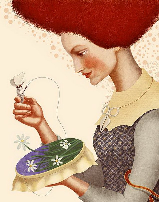 А хочешь стану вышивать? А