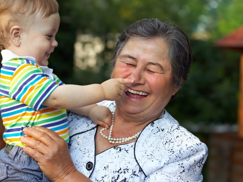 Маленькая внучка