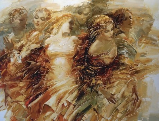 О, как прекрасны у вакханки очи...