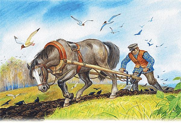 Светел пахаря лучезарный лик