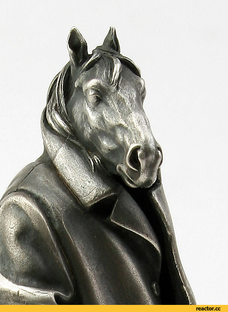 Конь в пальто рисунок