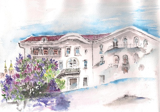 Рисунок к произведению рахманинова сирень