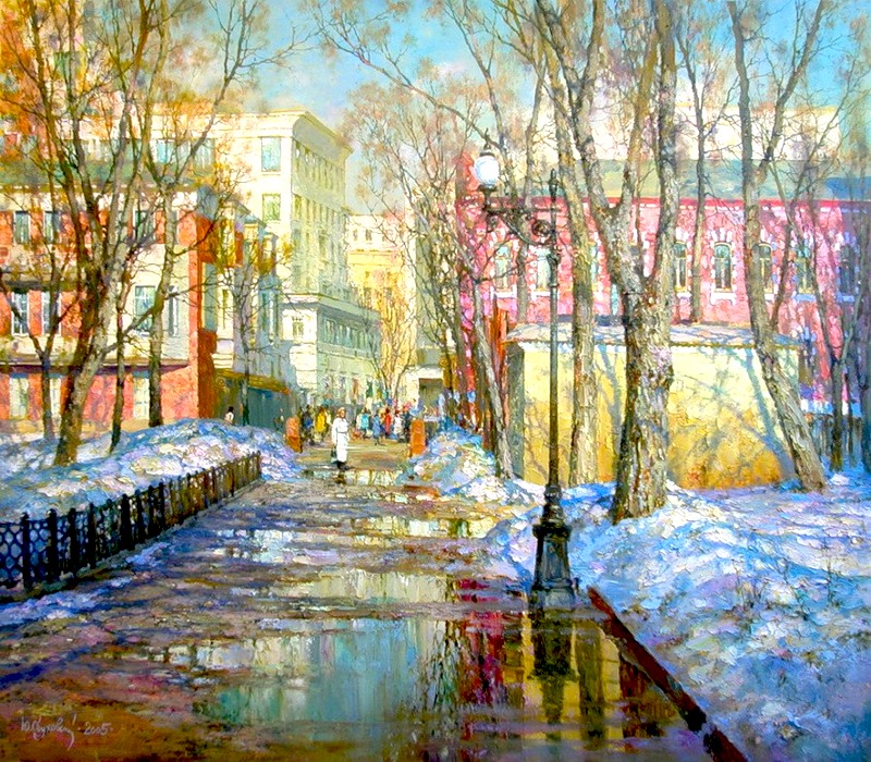 Весна в большом городе