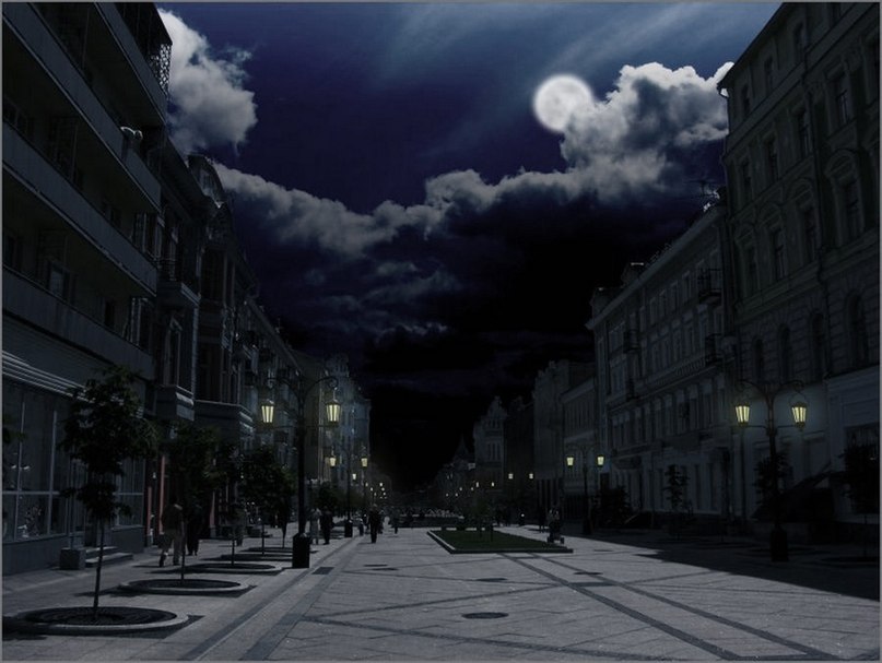 фантастический город. красивый город во сне. город спит. ночной мегаполис. засыпанные города.