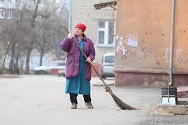Манька - дворник