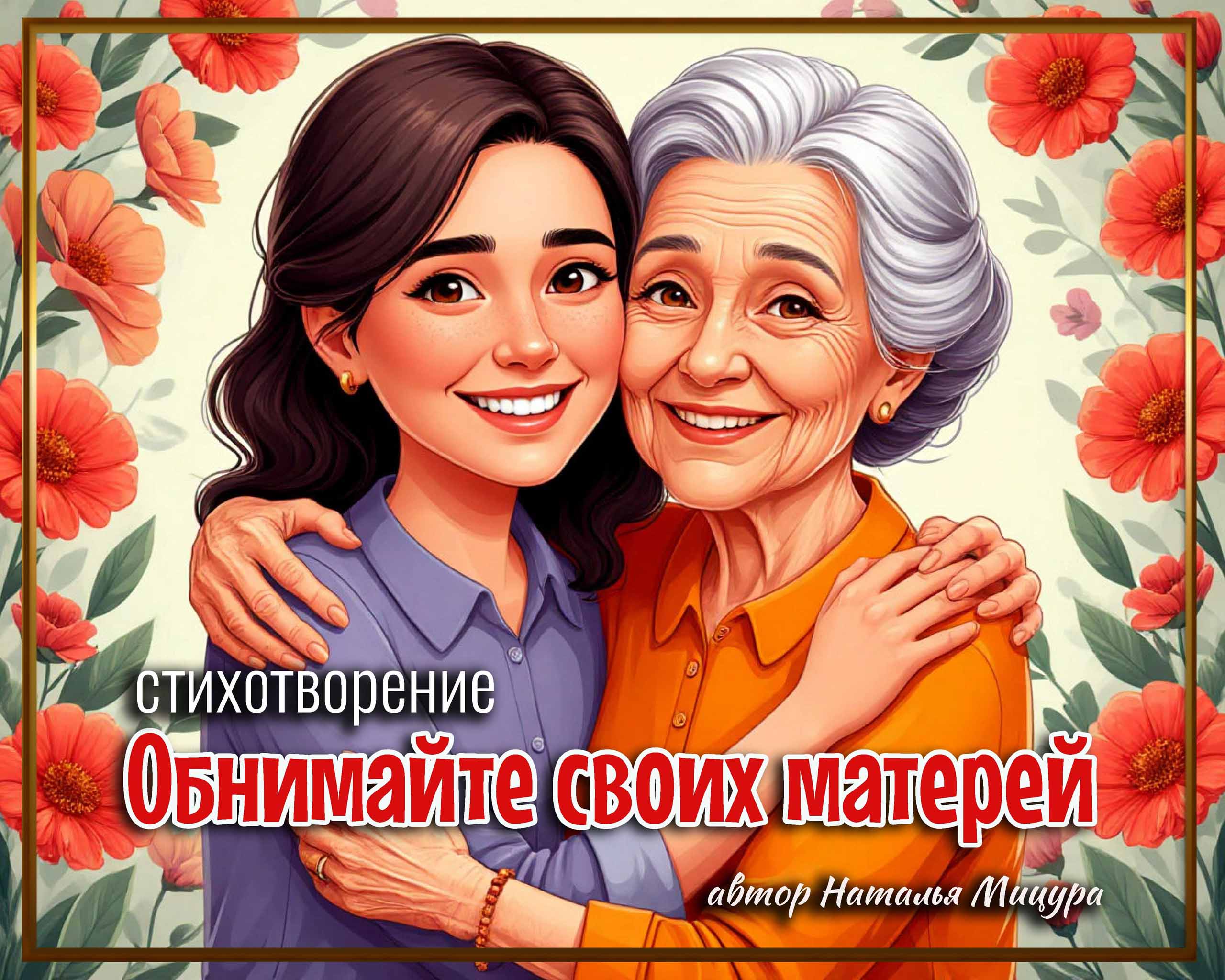 Обнимайте своих матерей