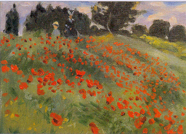 Клод моне маки анализ картины