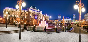 Утро в городе