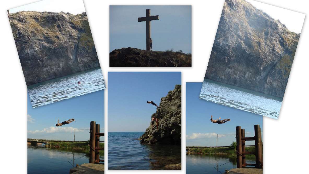 Кто - то взлетает ласточкой над морем