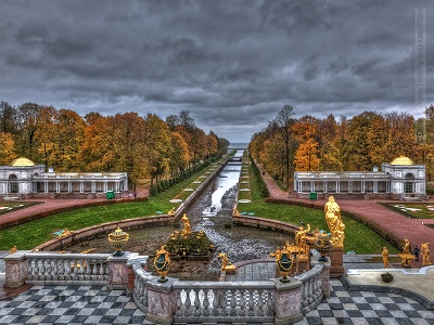 Осень в Петергофе