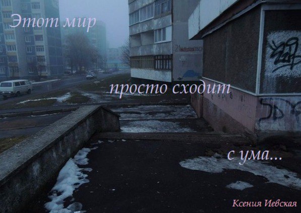 Этот мир просто сходит с ума!