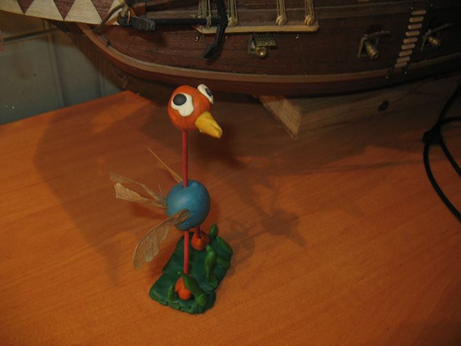 Это что за чудо-птичка...