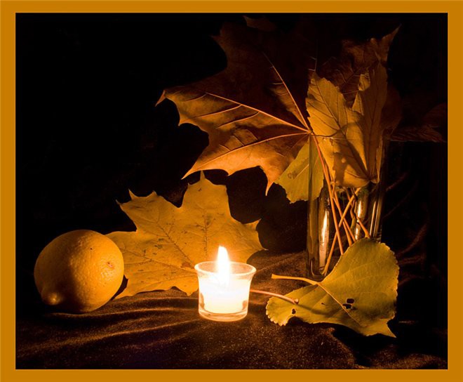 Свечи для осени...