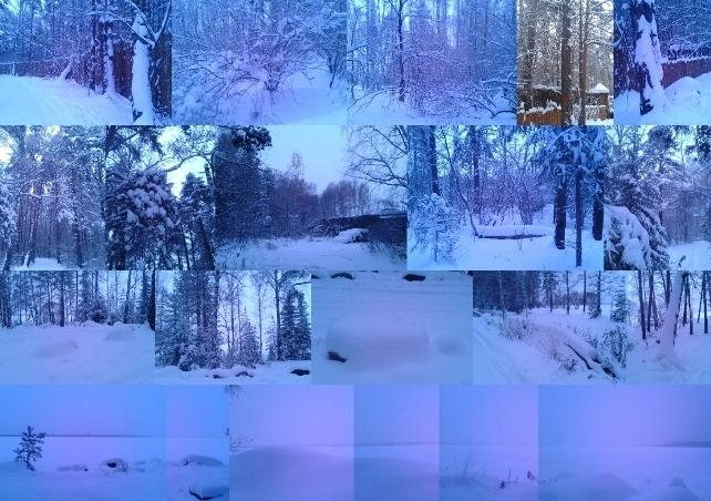 Белое безмолвие вьюжит перегудом...