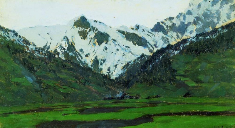 В Альпах весной. худ. Исаак Левитан (Борис Ханин) / Стихи.ру
