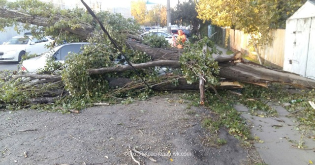 На Кубань пришел циклон