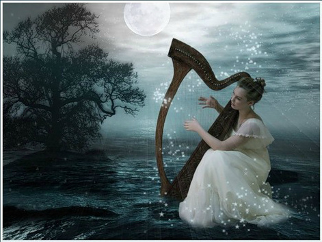 Арфы слышу я волшебный звук