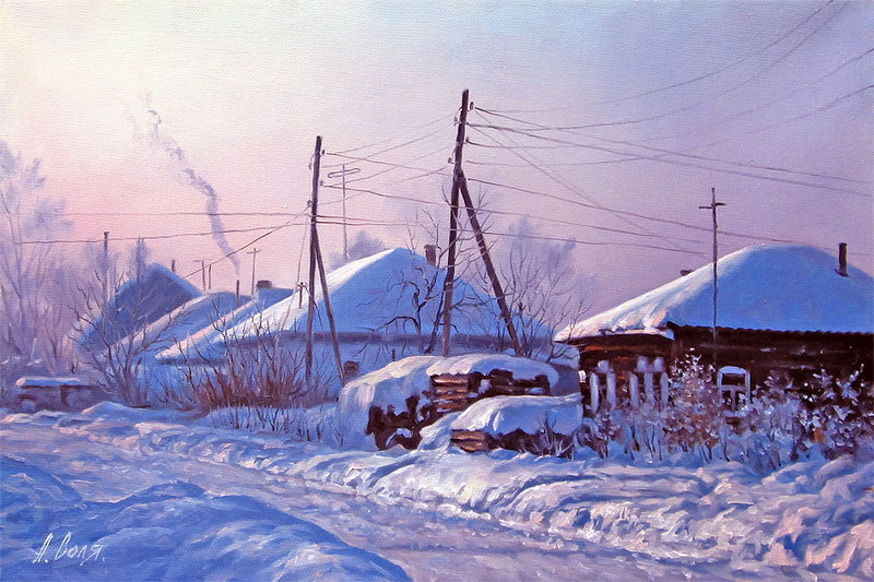 О чем молчат снега большие...