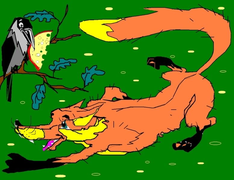 Ворона и лиса